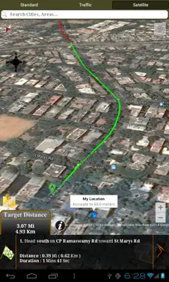 GPS Driving Route android App screenshot 9