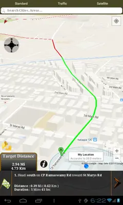 GPS Driving Route android App screenshot 10