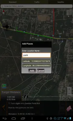 GPS Driving Route android App screenshot 11