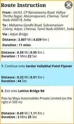 GPS Driving Route android App screenshot 6